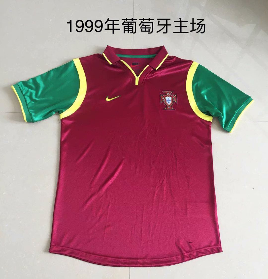AAA Quality Portugal 99/00 Home Soccer Jersey